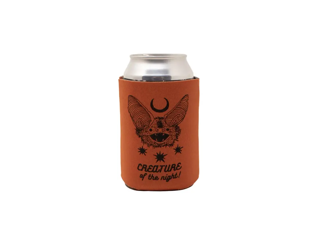 Orange Bat Can Holder