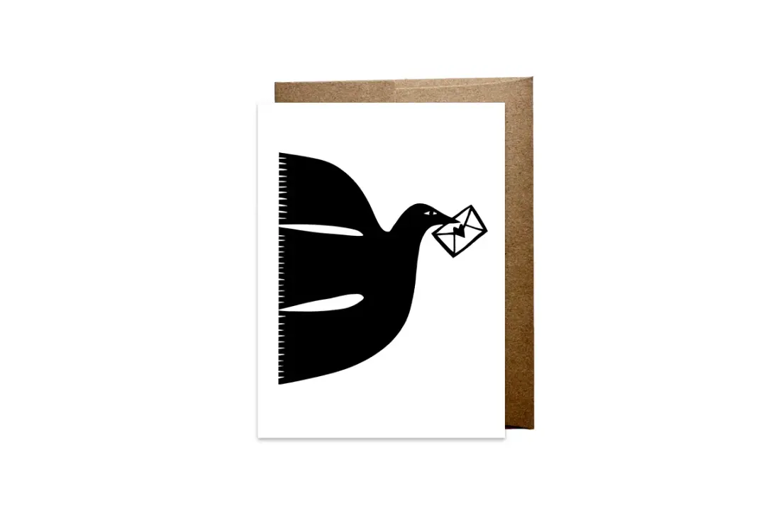 "Bird Mail" card