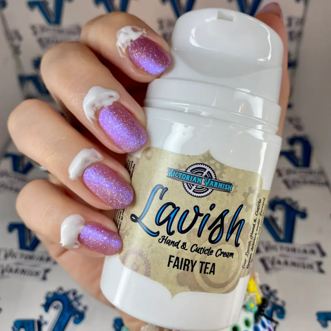 Victorian Varnish: Lavish Hand & Cuticle Cream "Fairy Tea" *OVERSTOCK*