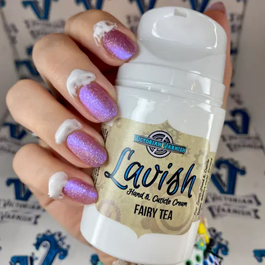 Victorian Varnish: Lavish Hand & Cuticle Cream "Fairy Tea" *OVERSTOCK*