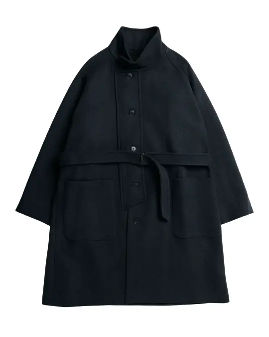 KAPTAIN SUNSHINE Stand Collar Coat Charcoal