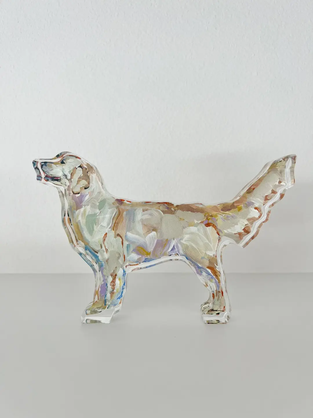 Golden Retriever Light Dog Acrylic