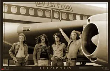 Led Zeppelin with The Starship Poster #17
