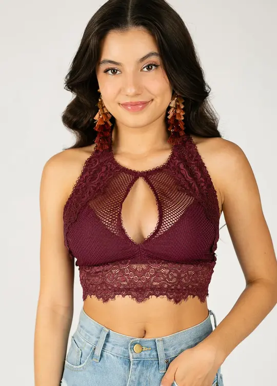 Myranda Bralette in Plum