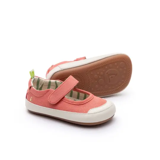 Gaia Green Mary Janes - Lona Salmao (Baby)