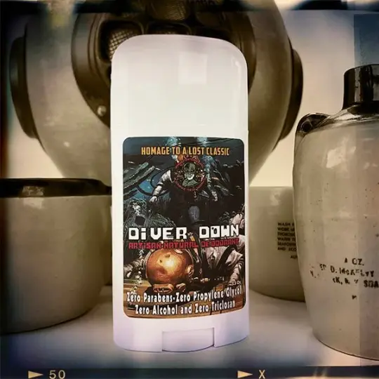 Diver Down Natural Deodorant | Sport Strength | Homage to the Original Seaforth Spiced!