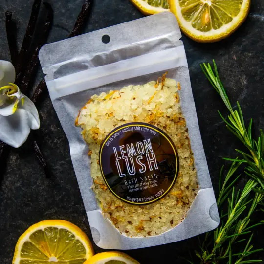 Lemon Lush Bath Salts.