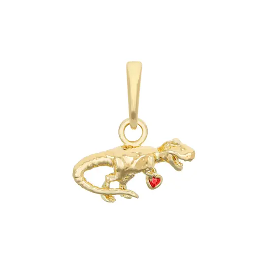 T-Rex Heart Charm