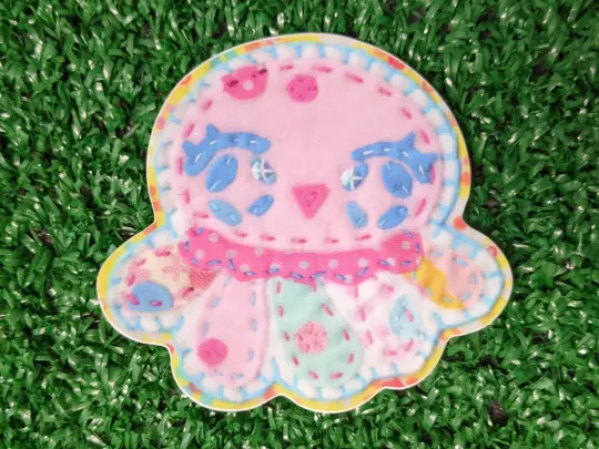 embroidered clara kuragehime waterproof vinyl sticker