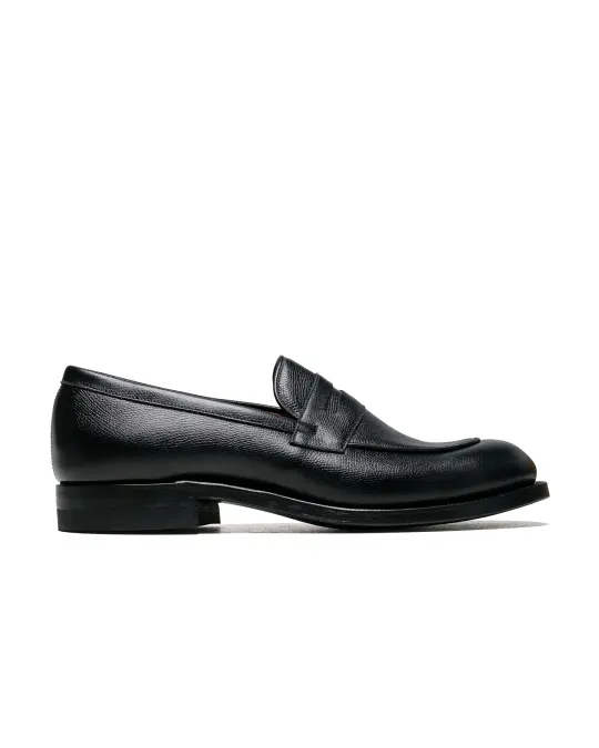 Viberg Bristol Loafer Black Alpine Calf