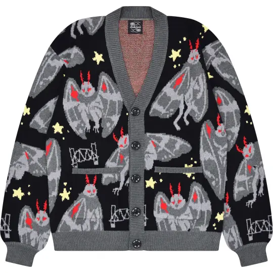Mothmanin' Around Cardigan