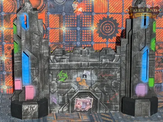 Dungeon Master Screen/Game Master Screen- Cyberpunk/SciFi/Alien-Fate's End Collection