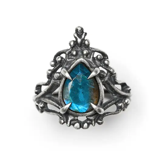Petite Lethe Ring II. Labradorite. *Limited*