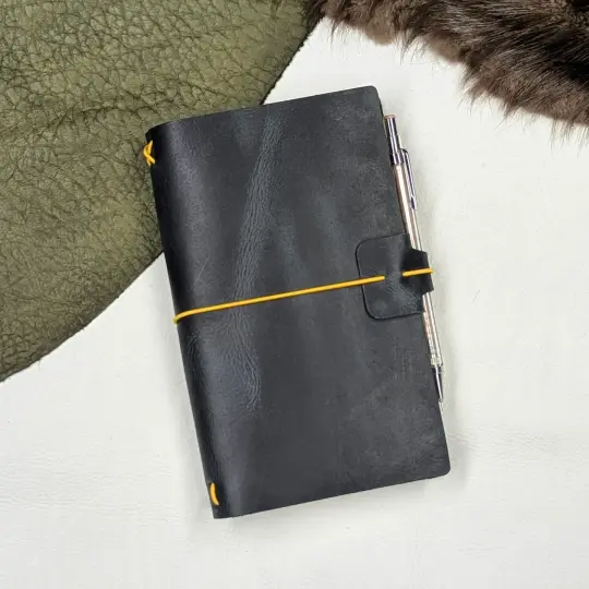 B6 SLIM Traveller's Notebook | Midnight Grey, No. 3