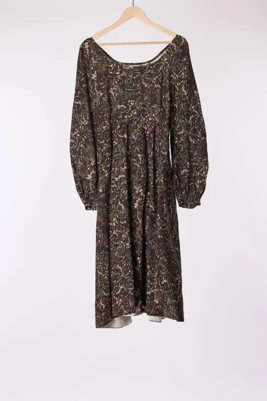 Carmen Dress, Long Sleeve, Venice Floral