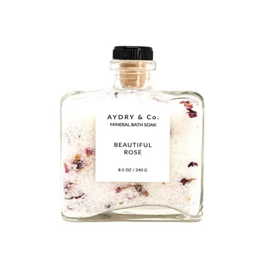 Beautiful Rose Mineral Bath Soak