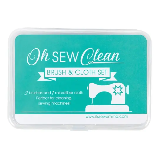 Oh Sew Clean Brush & Cloth Set