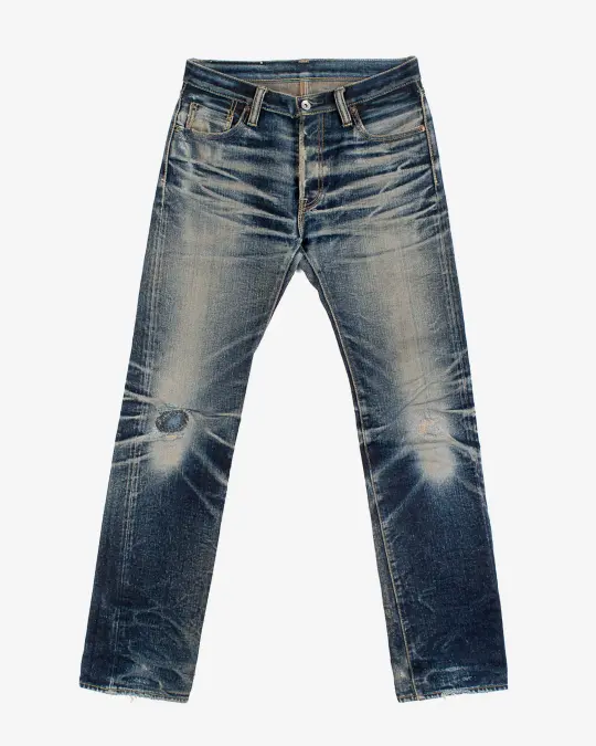 19oz Left-Hand Twill Selvedge Denim - Indigo