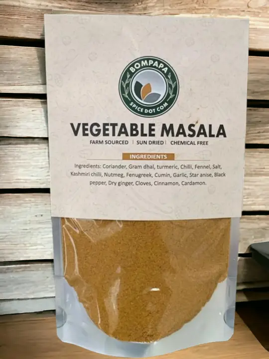 Veg or Meat Masala Spices chemical-free & GMO-free - 3 types