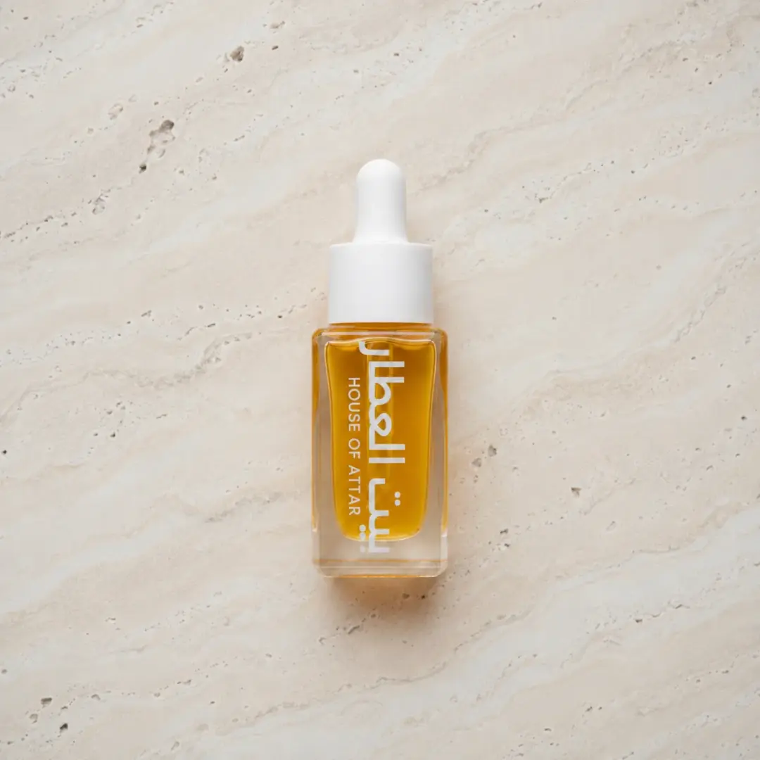 Dallal perfume oil in a 15ml glass dropper bottle