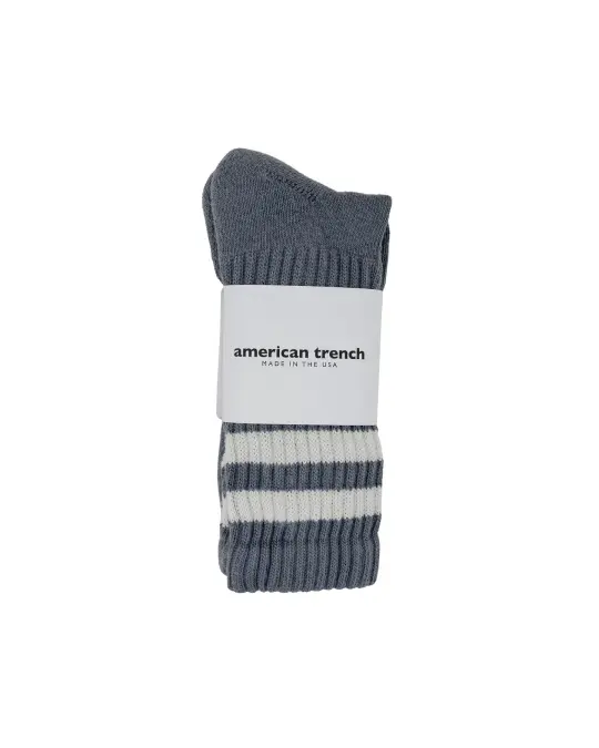 American Trench The Retro Double Stripe Dark Grey