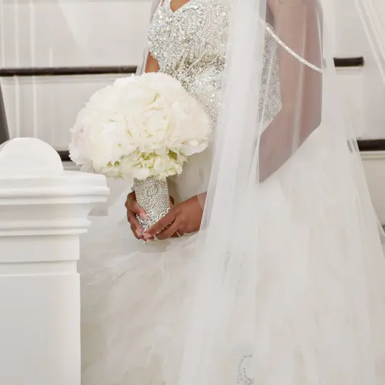 "Melissa" 6inch Bouquet Holder (Available in other colors)