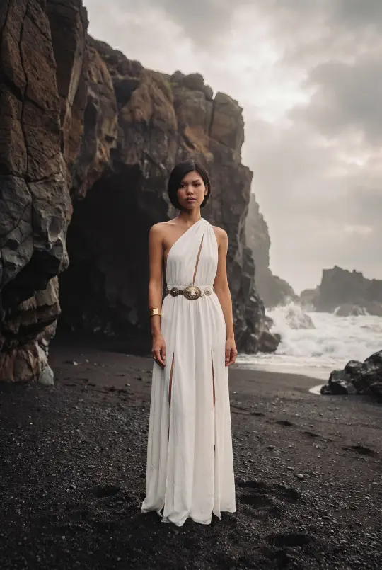 Zephyra Dress White