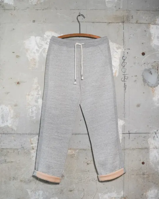 Sweatpants - Fleeced Foxfibre® - Heather Grey
