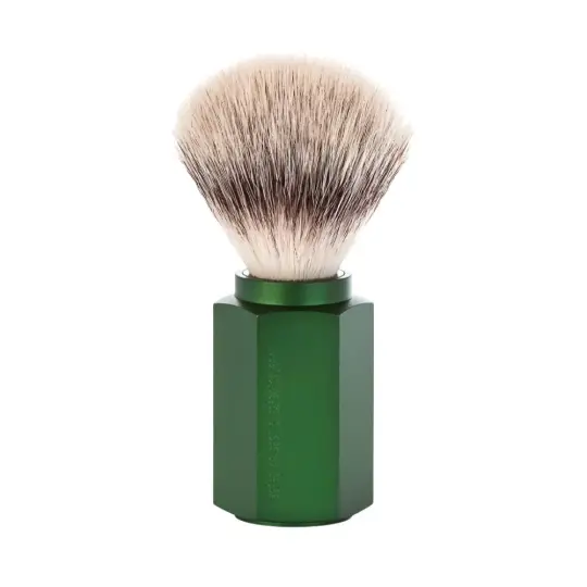 MÜHLE HEXAGON Shaving Brush, Silvertip Fibre®, Forest