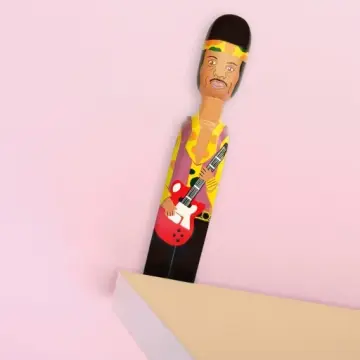 Door Stop 'Hendrix' Hand Painted Wood