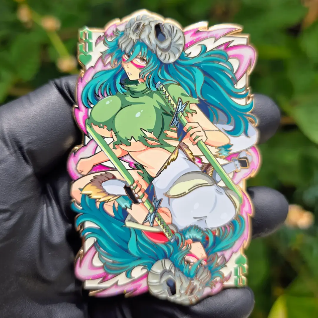 3 of Hearts Pin (Pearl Card)