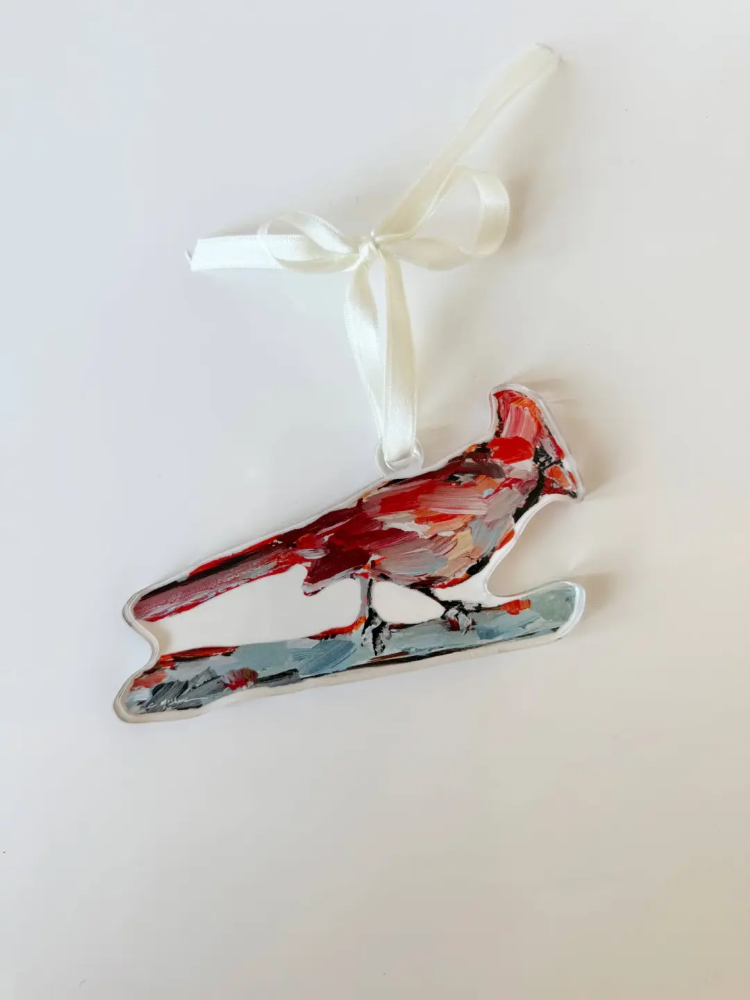 Always With You Cardinal Acrylic Christmas Ornament