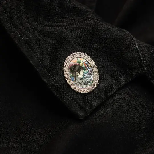 Winter Gothic Enamel Pin