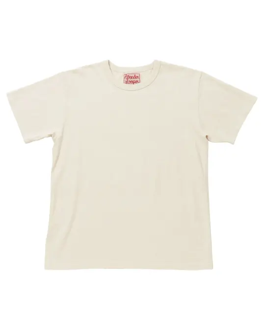 ELS Recycled Cotton Slub T-shirt - Ecru
