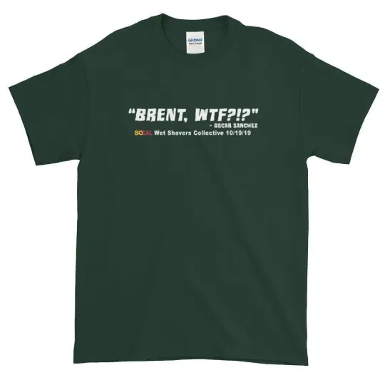 SoCal Wet Shavers Collective Short Sleeve T-Shirt | SoCal Logo on Reverse Side