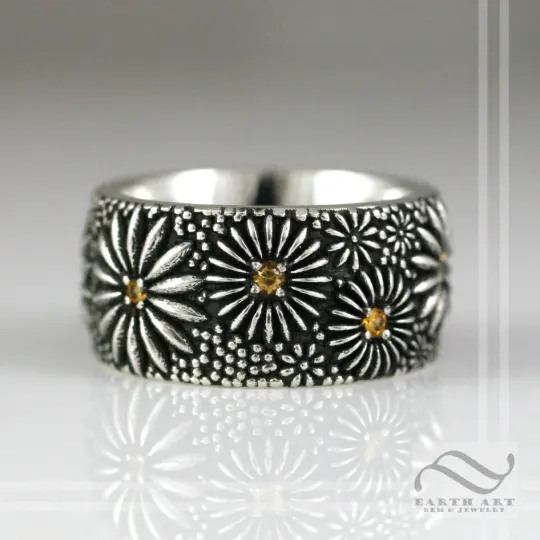 Daisy Daisy Give me your Answer Do - Sterling Silver Ring