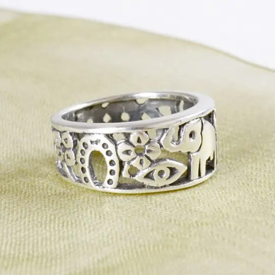 Lots of Luck Silver Ring