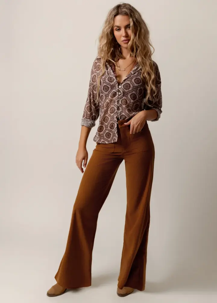 Avina Pants in Camel