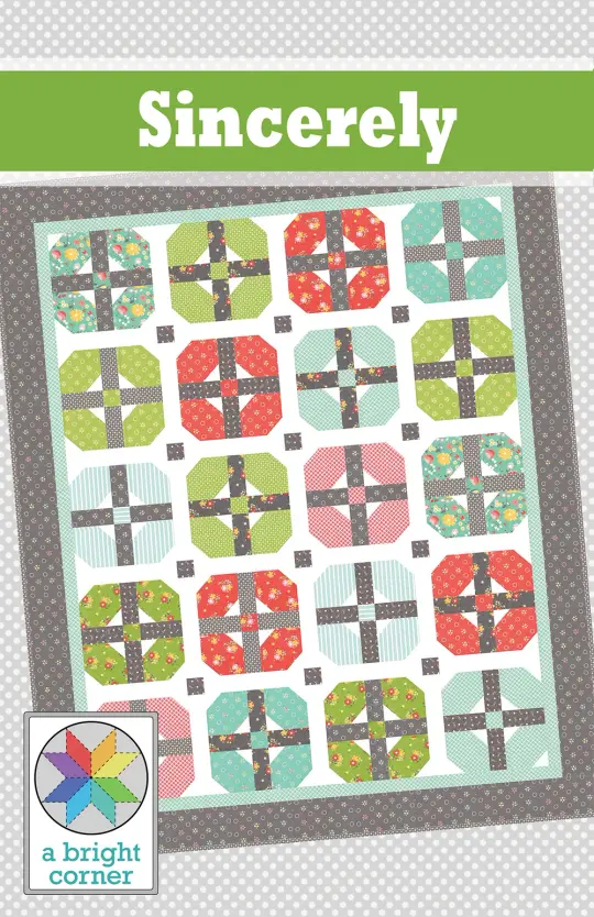 Sincerely Quilt Pattern - PAPER pattern