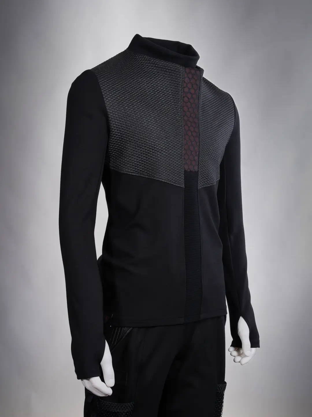 CNS Architectural Black Pullover