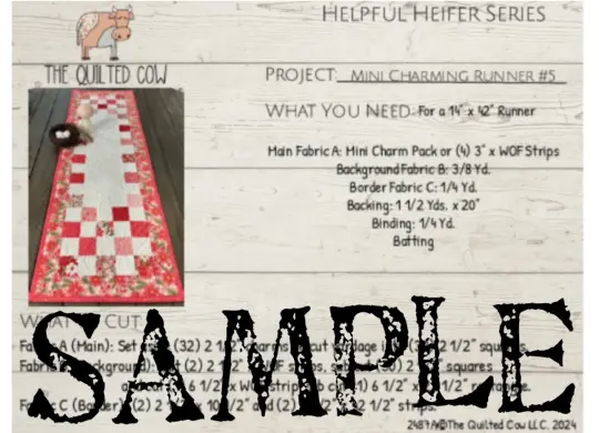 Helpful Heifer Mini Charming Runner #5