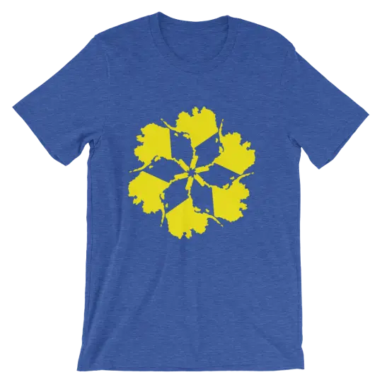 Augmented Reality enhanced Alaska Radial Unisexy Tee - Blue