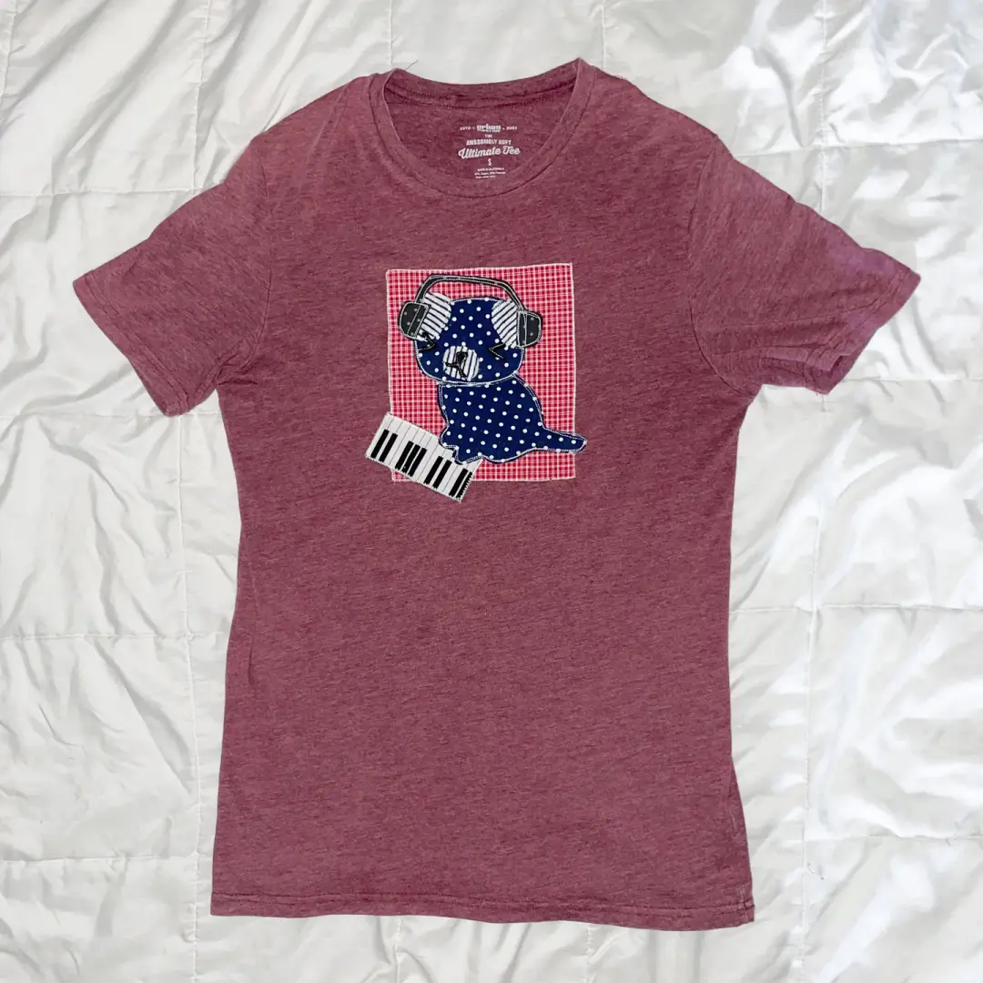 piano puppy shirt - 1