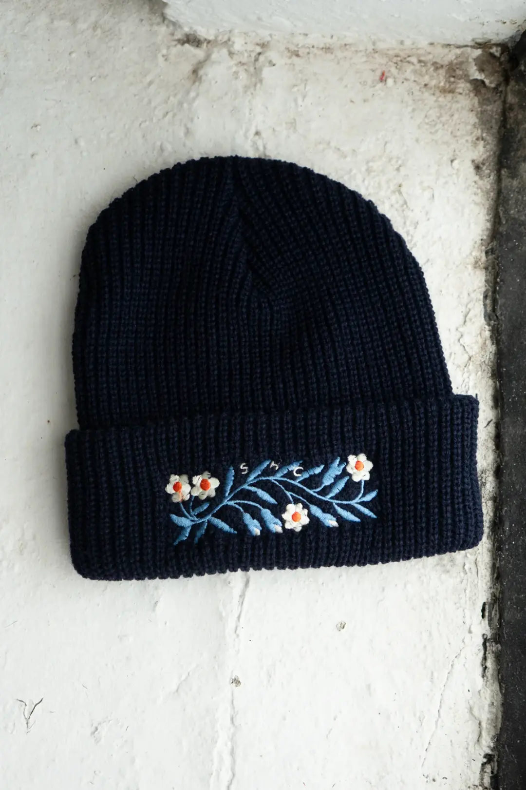 Garland Shaker Stitch Beanie | Midnight