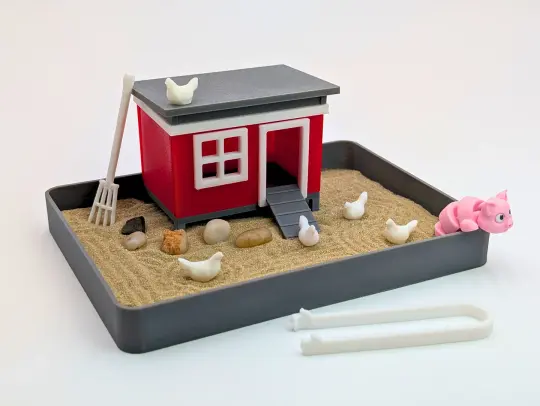 Chicken Zen Garden