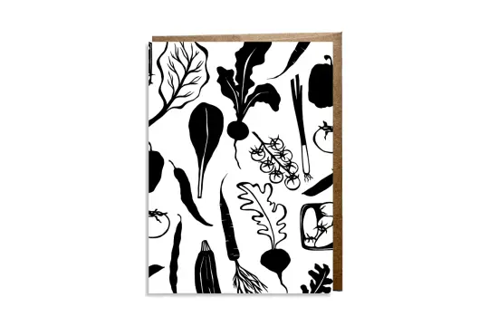 "Market Vegetables" card