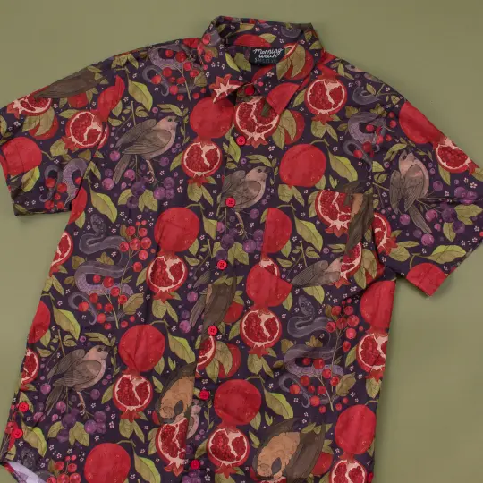 PREORDER [BUTTON DOWN SHIRT] Scarlet Garden