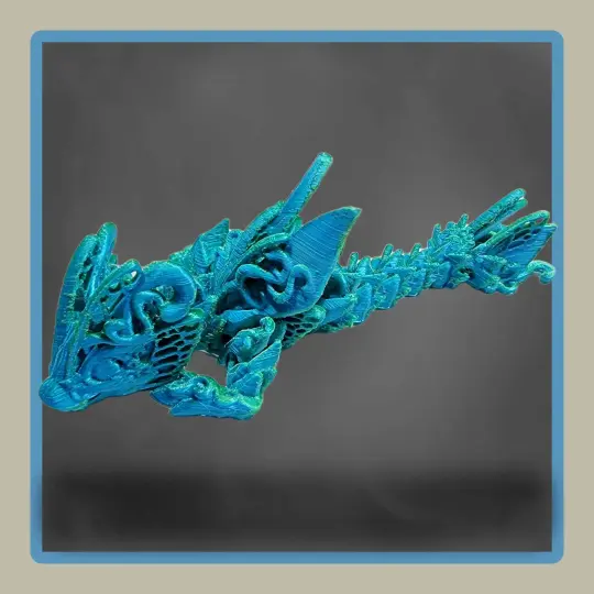 Baby Butterfly Dragon Tadling Blue-Green