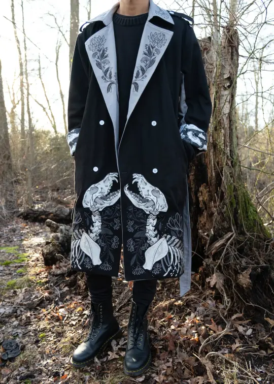 PREORDER [COTTON TWILL TRENCH COAT] The Necromancer