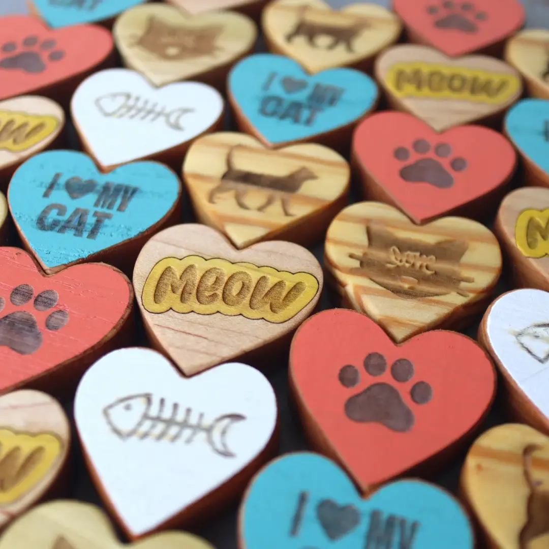 Love Your Pets :: Engraved Heart Sets